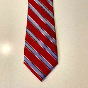 Silk Diagonal Striped Tie
